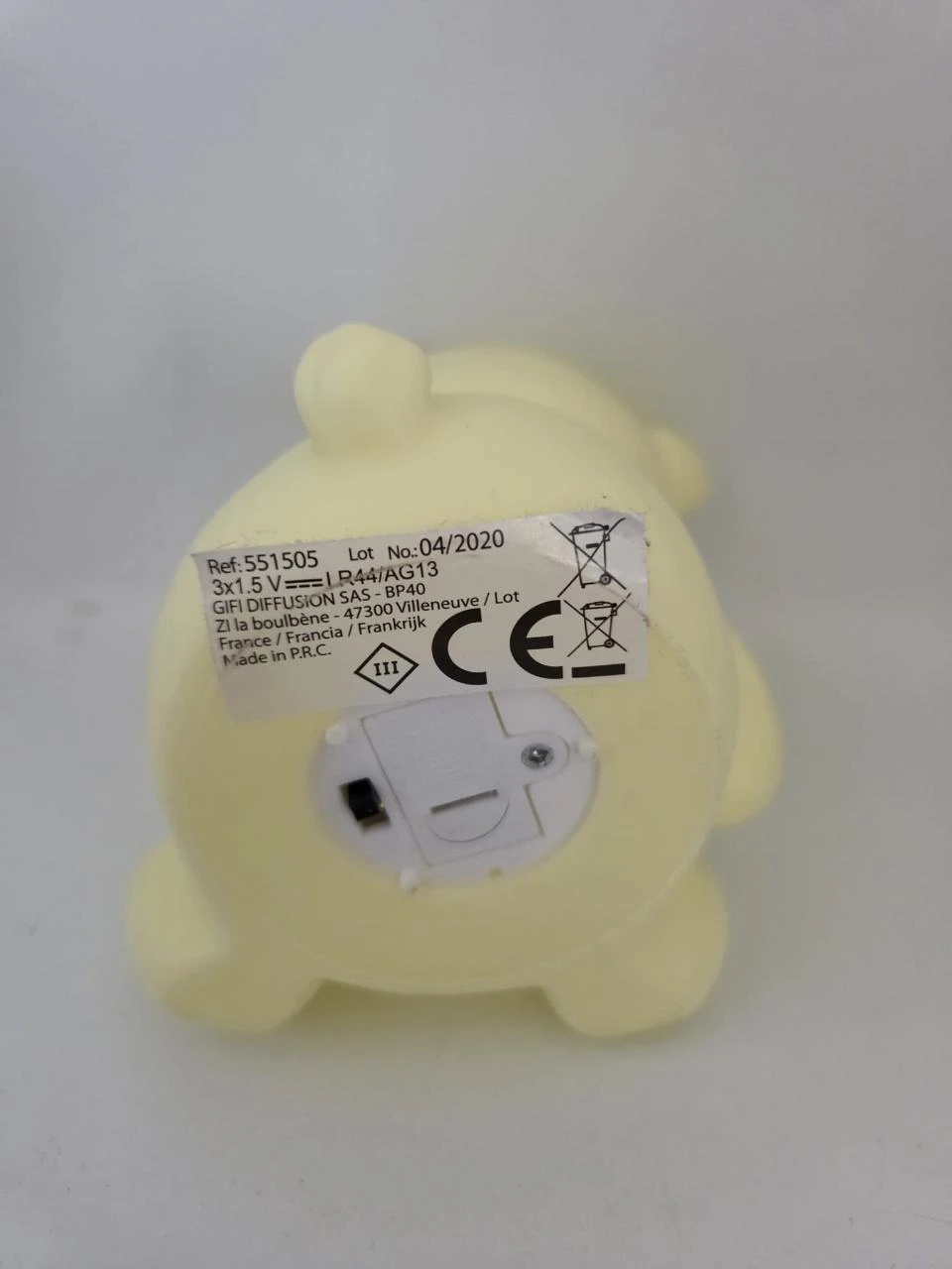 Lámpara nocturna LED de osito amarillo – Lámpara de noche para niños – photo 6